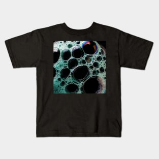 Bubbles Soap Texture | Mix of Colours Kids T-Shirt